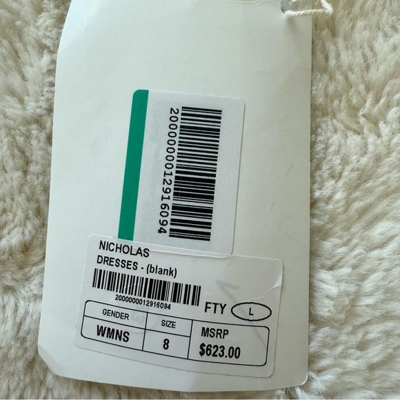 NWT!!! NICHOLAS women dress size 8 US or L Authentic Retail 623$ - Picture 4 of 11